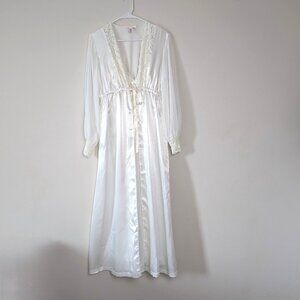 OSCAR de la RENTA Pink Label Robe (size S) & Nightgown (size M) Set